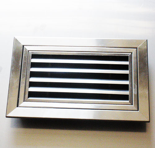 Stainless steel door hinged air vent (wire drawing